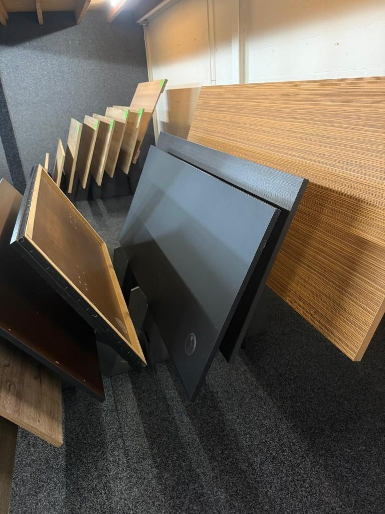 Donker Tafelblad 180x80 cm, Ophalen, Overige materialen, Gebruikt, 200 cm of meer