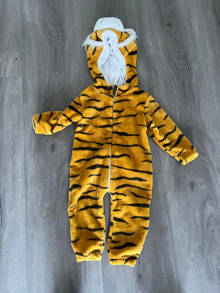 Carnaval tijger pak maat 80-86, Kinderen en Baby's, Carnavalskleding en Verkleedspullen, Ophalen, 104 of kleiner, Jongen of Meisje