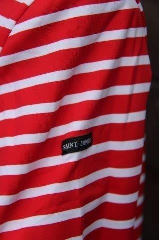 Vest rood/ wit Saint James mt 34 Vaste prijs, Kleding | Dames, Truien en Vesten, Saint James, Ophalen of Verzenden, Zo goed als nieuw