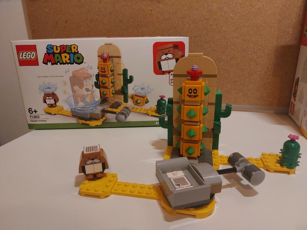 71363 Lego Super Mario Desert Pokey, Ophalen of Verzenden, Zo goed als nieuw, Complete set, Lego