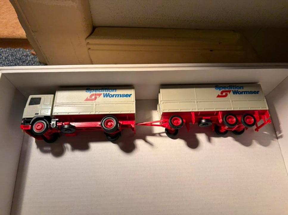 Herpa 1:87 DAF 95 Spedition Wormser, Ophalen of Verzenden, Zo goed als nieuw, Bus of Vrachtwagen, Herpa