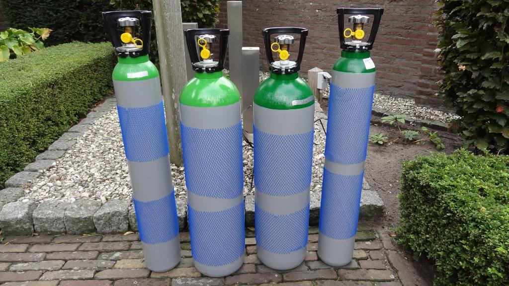 Eigendom gasfles menggas 85/15 en 100% Argon supergas HWTS, Ophalen, Nieuw, 150 tot 250 ampère, Co2