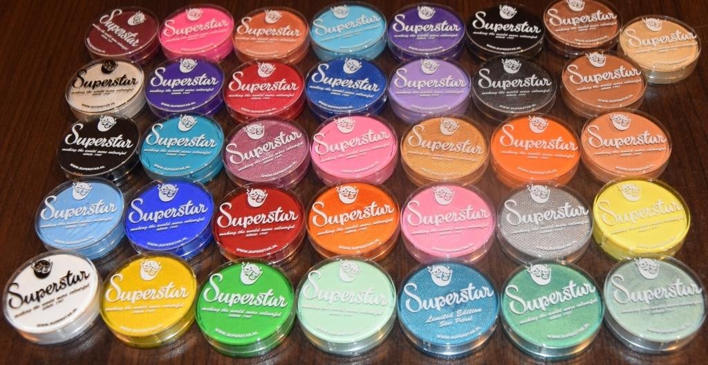 schmink superstar NIEUW ook nog de nieuwste kleuren, Hobby en Vrije tijd, Ophalen of Verzenden, Nieuw, Schmink, Carnaval