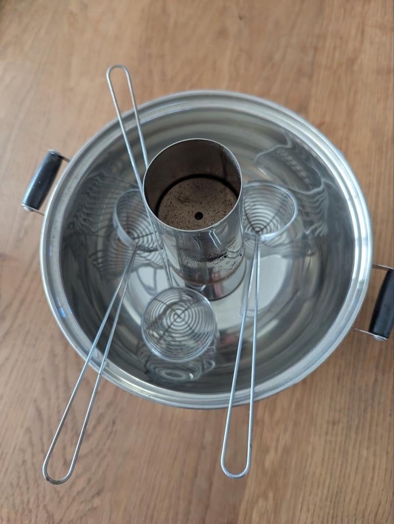 Fonduepan voor bouillon, Huis en Inrichting, Ophalen of Verzenden, Zo goed als nieuw