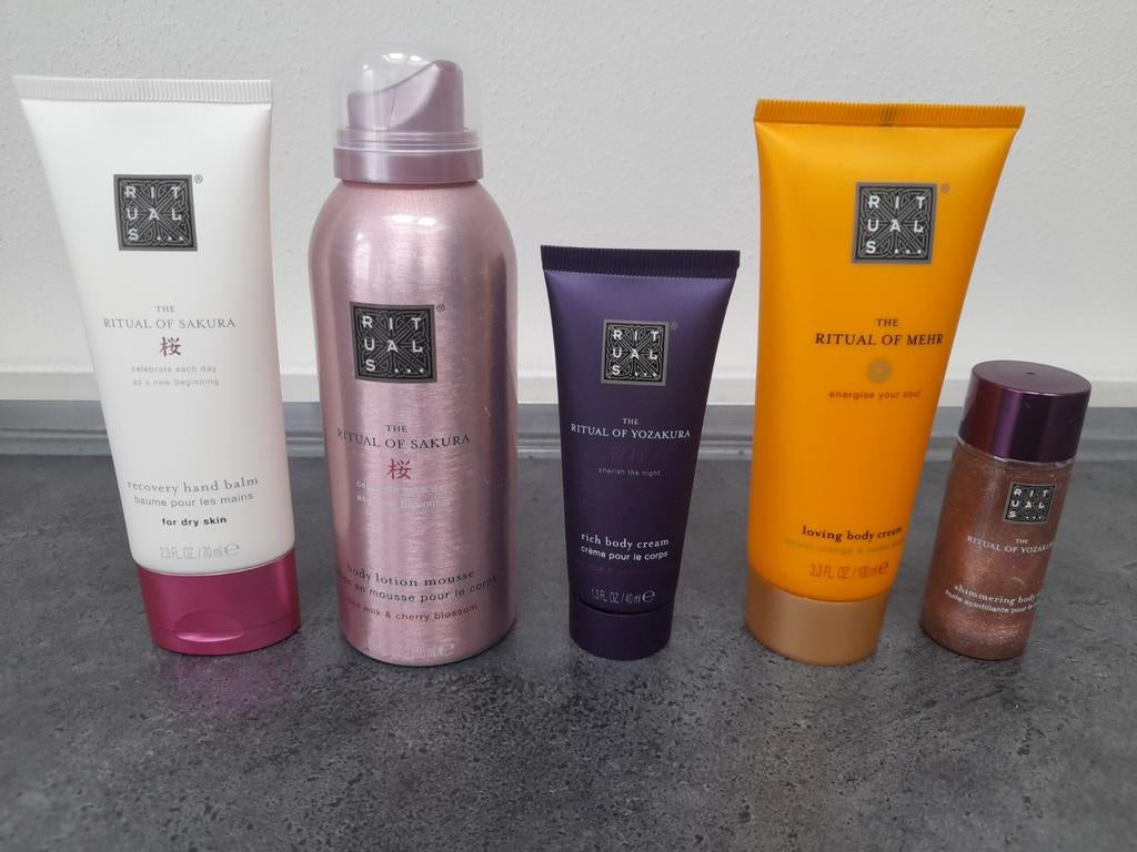 Diverse Rituals producten., Ophalen of Verzenden, Nieuw, Bodylotion, Crème of Olie