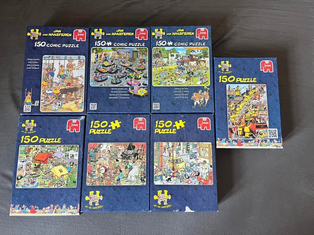 Jan van Haasteren puzzels, Hobby en Vrije tijd, Denksport en Puzzels, Ophalen, 500 t/m 1500 stukjes, Zo goed als nieuw, Legpuzzel