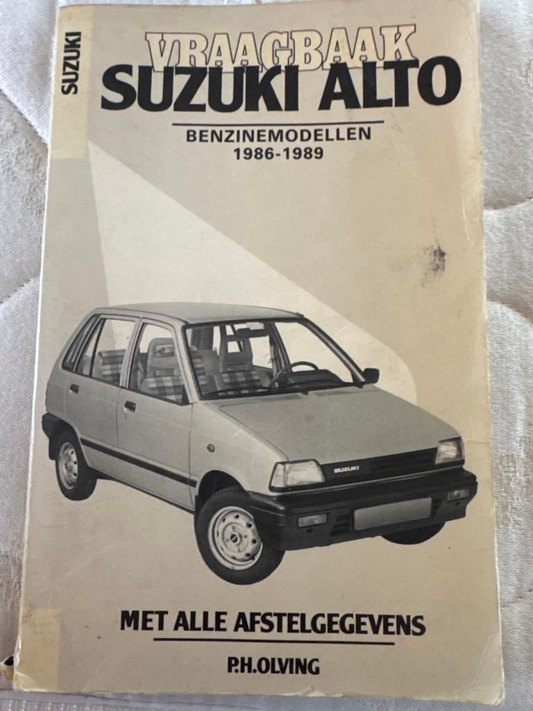 Vraagbaak Suzuki Alto Benzine modellen 1986-1989, Ophalen of Verzenden, Gelezen