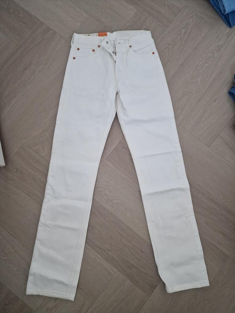 Levi's 501 vintage jeans w27 l34 nieuw met kaartjes wit, Ophalen of Verzenden, Nieuw, Wit, W27 (confectie 34) of kleiner
