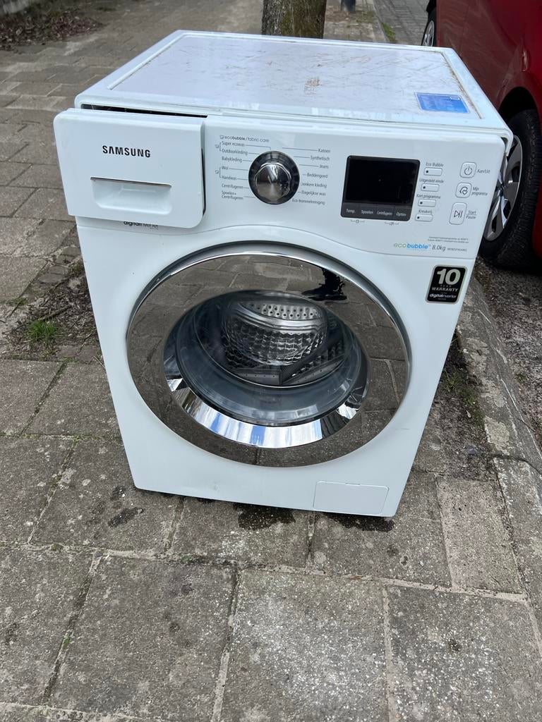 Samsung EcoBubble 8.0kg Wasmachine - defect, Ophalen, 1200 tot 1600 toeren, 8 tot 10 kg, Zo goed als nieuw
