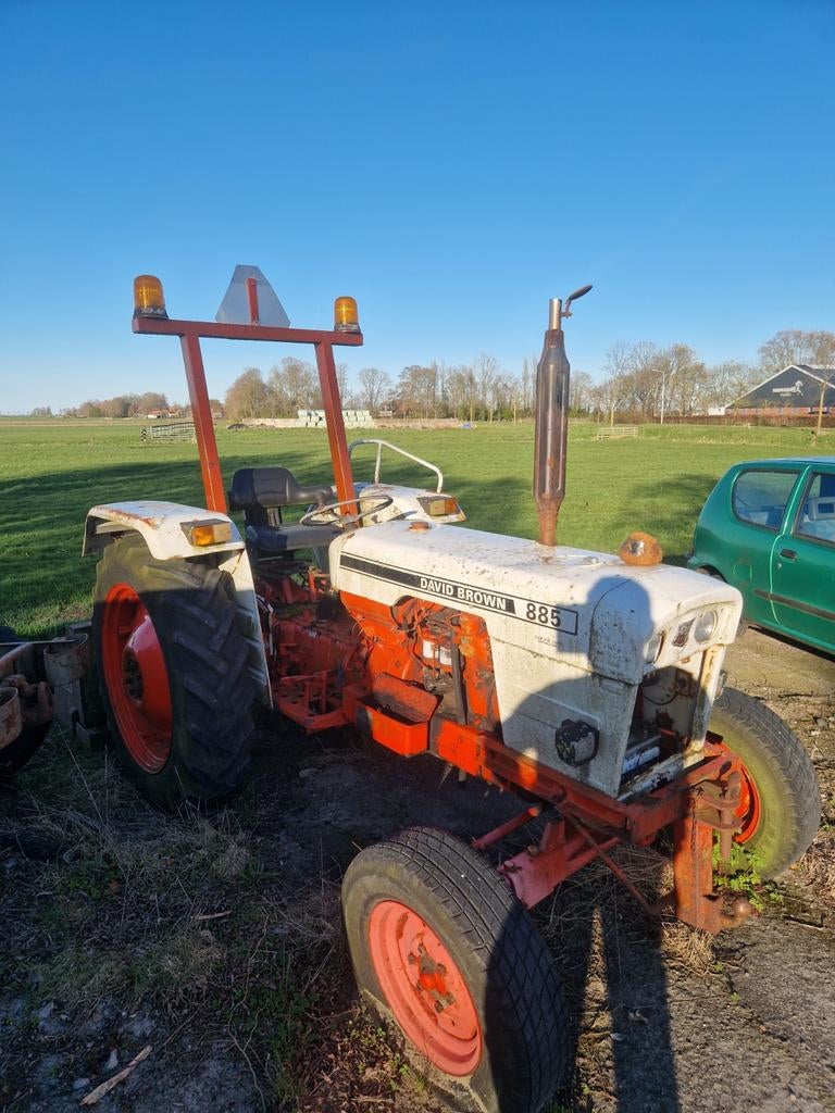 David Brown 885 met kenteken, Overige merken, Tot 2500, Oldtimer, Ophalen of Verzenden