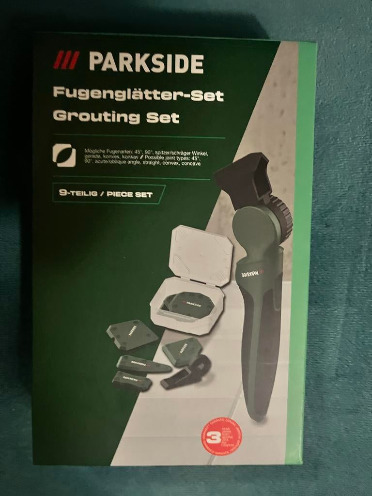Parkside Voegenglatter-Set 9-delig - Nieuw, Ophalen of Verzenden, Nieuw