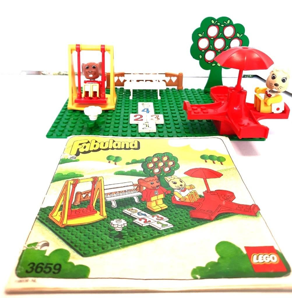 Lego Fabuland Speeltuin 3659 (1987), Kinderen en Baby's, Speelgoed | Duplo en Lego, Verzenden, Gebruikt, Complete set, Lego