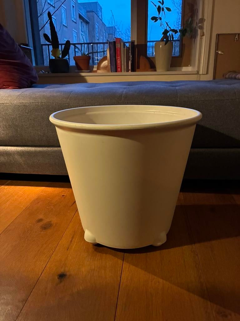 Ikea PS Fejo 35 cm bloempot, Tuin en Terras, Bloempotten, Kunststof, Rond, Binnen, Zo goed als nieuw