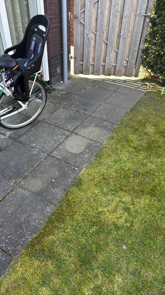 Grijze betontegels 50x50 cm, ca. 50m2, Ophalen, Gebruikt, 10 m² of meer, Beton