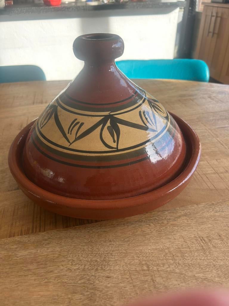 Aardewerk Tajine xxl, Ophalen, Zo goed als nieuw, Overige materialen, Overige typen