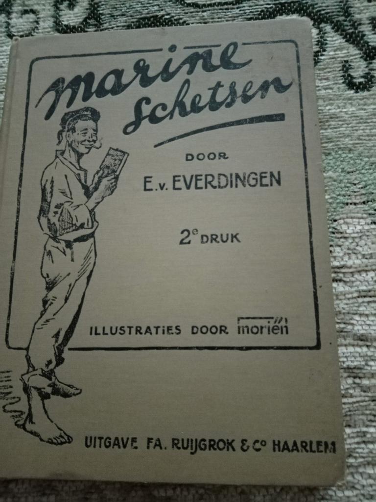 Marine Schetsen - E.V. Everdingen - 2e Druk, Ophalen of Verzenden
