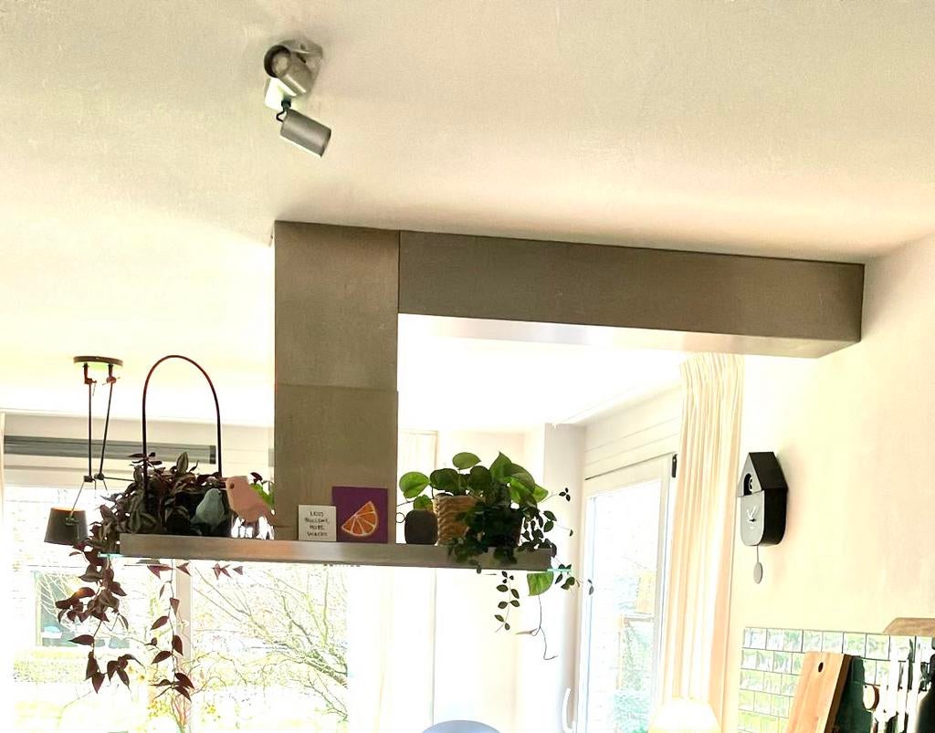 GRATIS! Moderne afzuigkap - perfect voor open keukens, Ophalen, Gebruikt, Eilandschouwkap, Motor