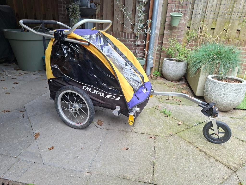Burley fiets- en wandelkar met kinderzitje, Ophalen