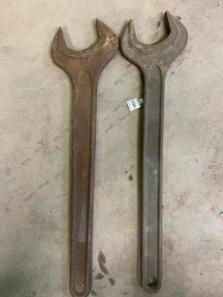 Steeksleutel 75 / machine sleutel, Ophalen of Verzenden, Gebruikt