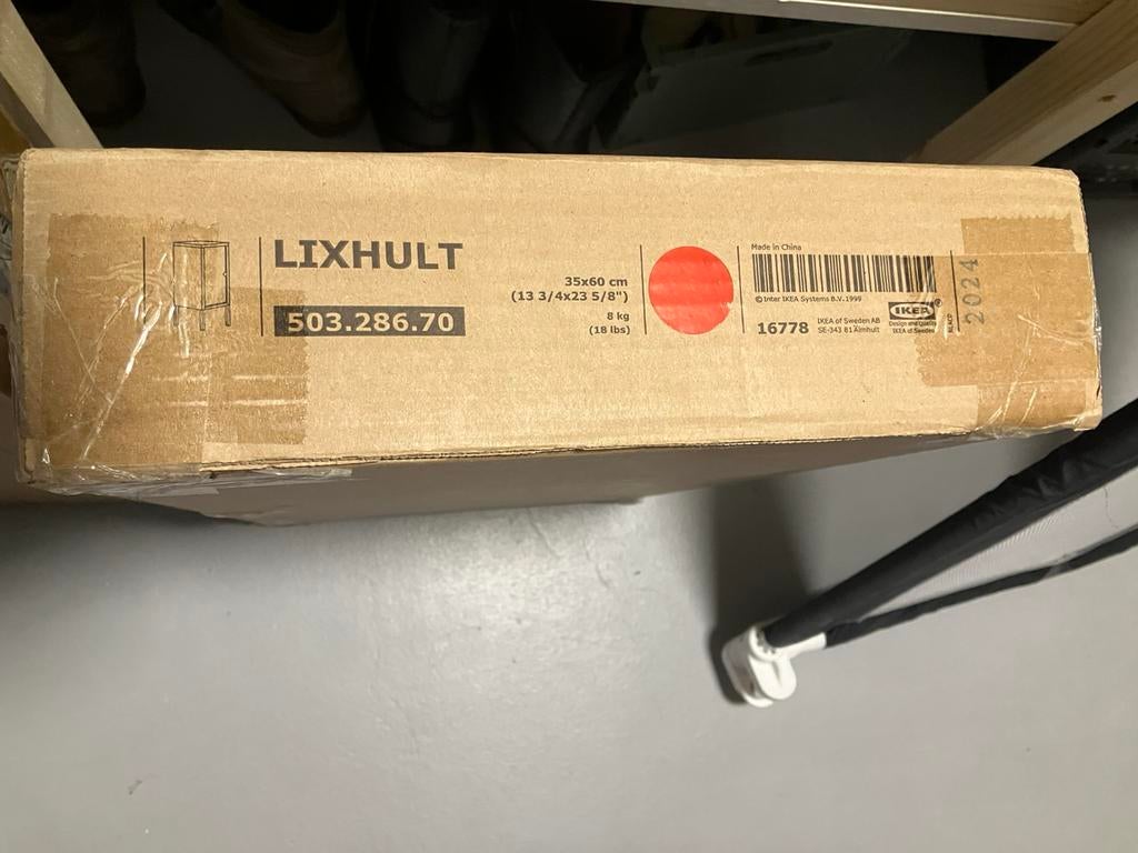 Lixhult ikea kastje rood € 15,00., Ophalen, Nieuw