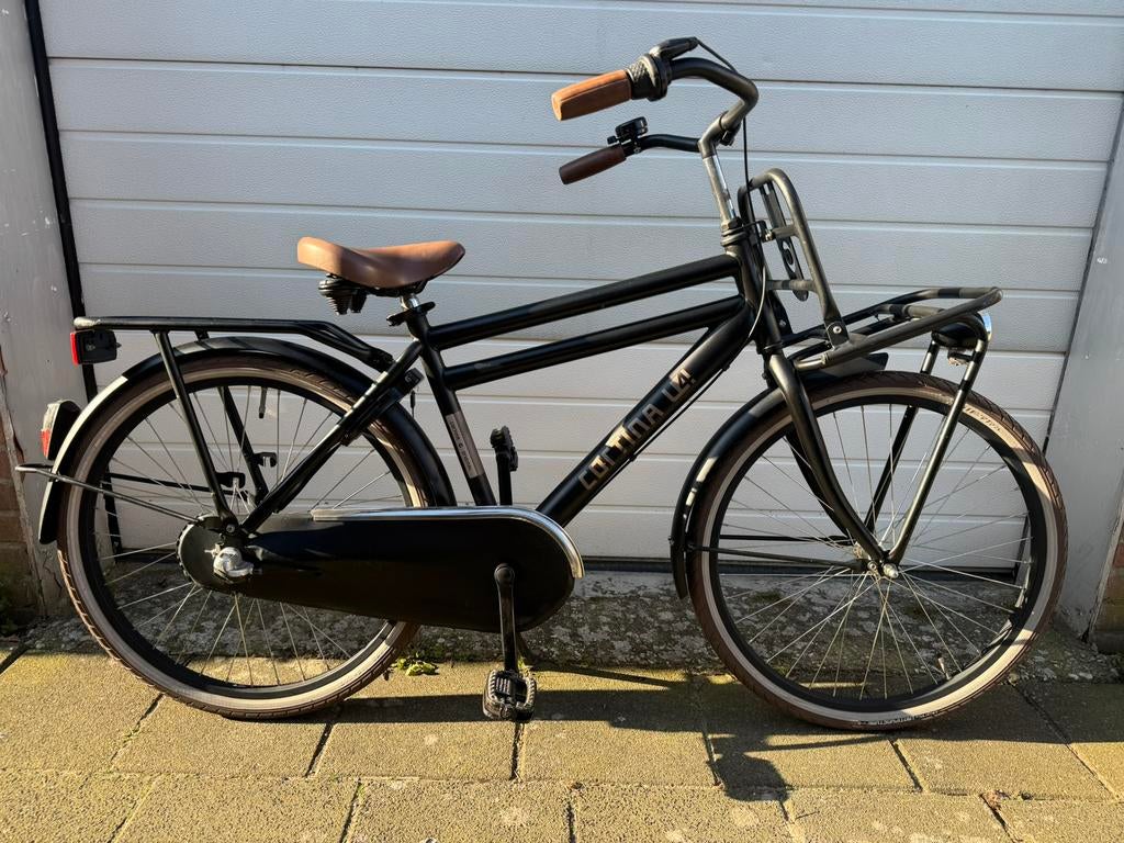 ♟️Cortina u4 transporter fiets  24 inch jett matt black 🖤, Ophalen of Verzenden, Zo goed als nieuw, 24 inch, Versnellingen