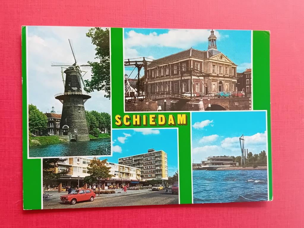 Ansichtkaart Schiedam, Ophalen of Verzenden, Voor 1920, Zuid-Holland