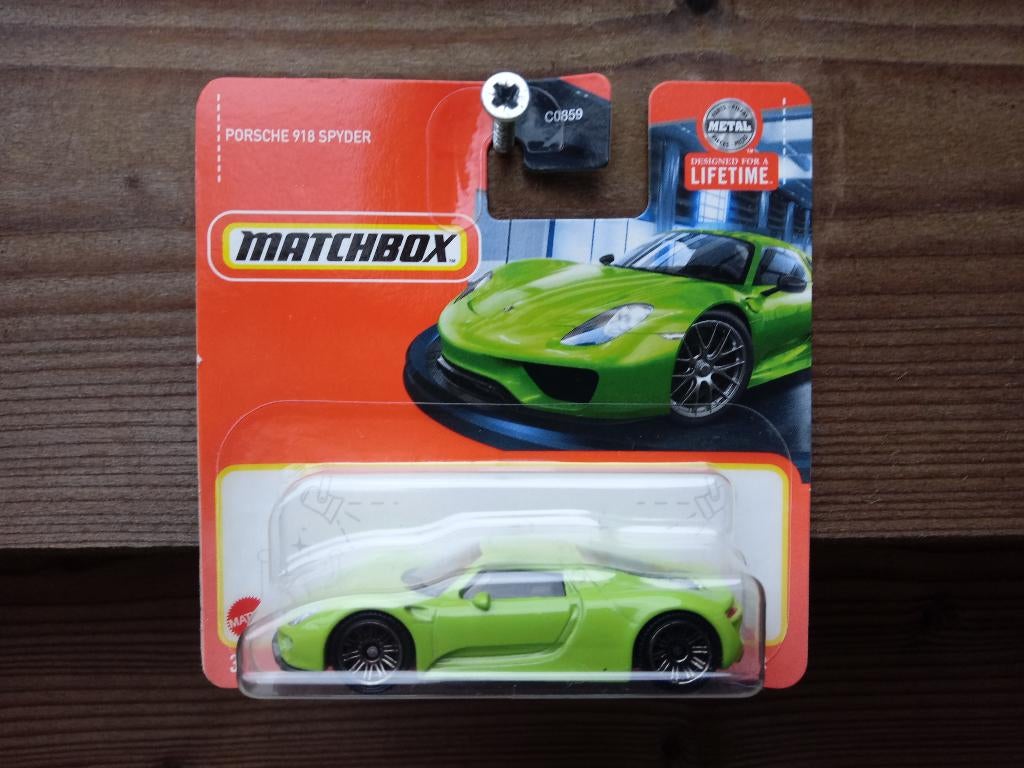 Porsche 918 Spyder Matchbox, Ophalen, Nieuw, Auto