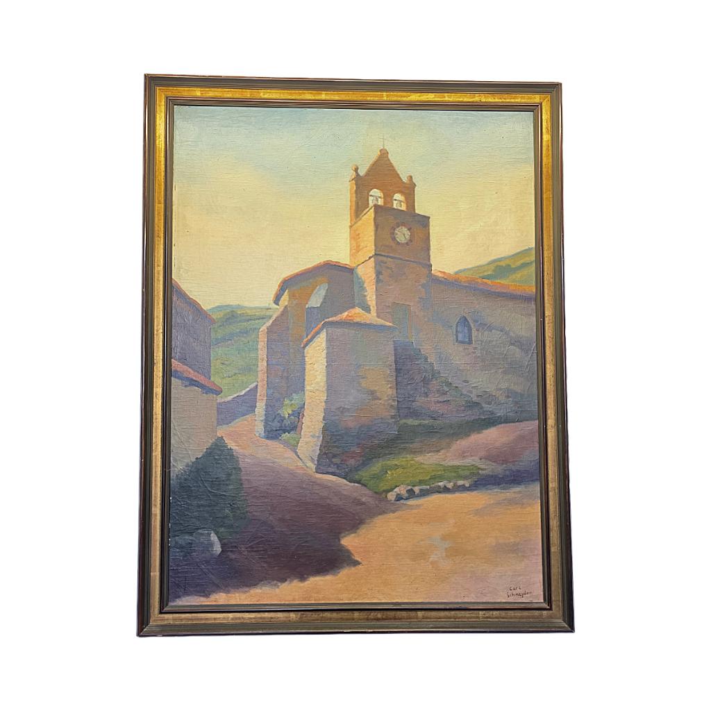 Post-impressionistische schilderij van Carl Schneyder, Antiek en Kunst, Kunst | Schilderijen | Klassiek, Ophalen