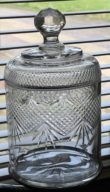 KOEKPOT- OF BESCHUITPOT DIAMANT/WAAIER, Verzenden