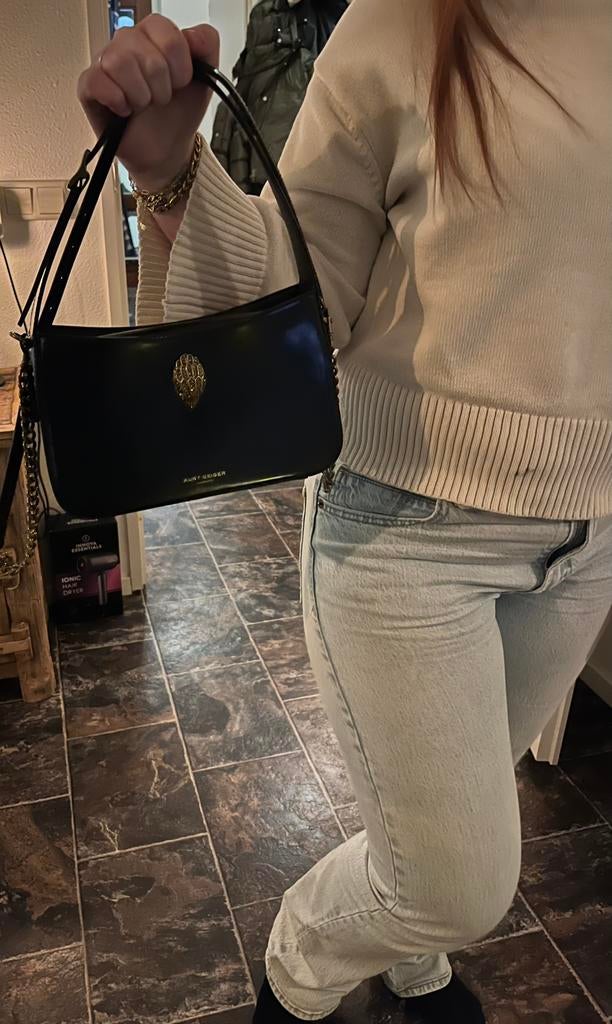 Kurt geiger zwarte handtas, Ophalen of Verzenden, Zo goed als nieuw, Zwart