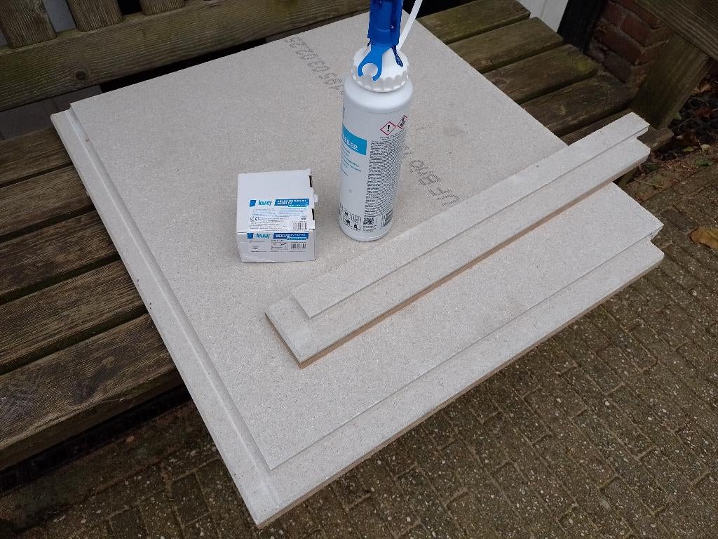 Renovatie vloer Knauf Brio, Doe-het-zelf en Verbouw, Platen en Panelen, Ophalen, Nieuw, Betonplex, 20 tot 50 mm