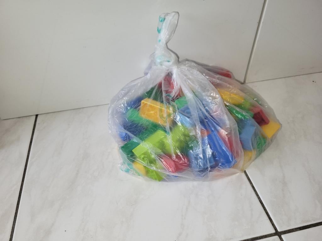 Duplo set met 100 stenen, Gebruikt, Ophalen of Verzenden, Duplo, Duplo