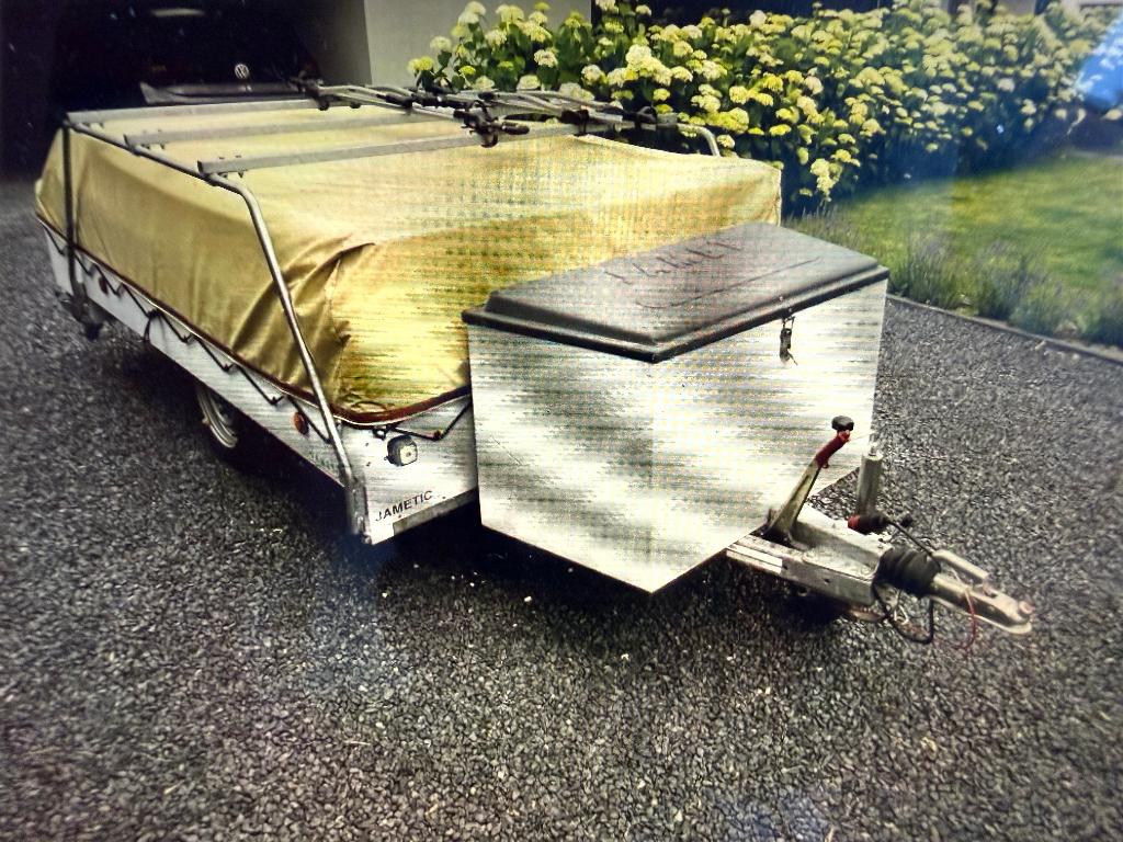 Jamet Dakota 2009, Caravans en Kamperen, Vouwwagens, Ophalen, Beige, Aanwezig, Jamet