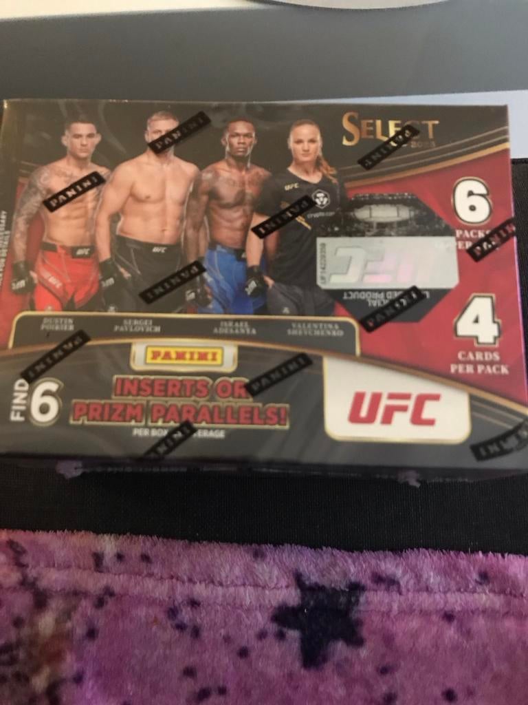 Panini Select UFC 2023 Hobby Box - 6 packs, 4 kaarten/pack, Ophalen of Verzenden, Nieuw