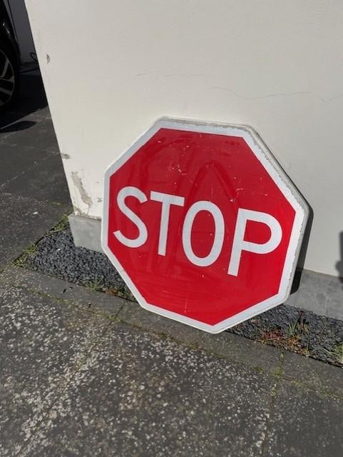 Verkeersbord Stop Stop bord  Stopbord B7, Ophalen, Gebruikt