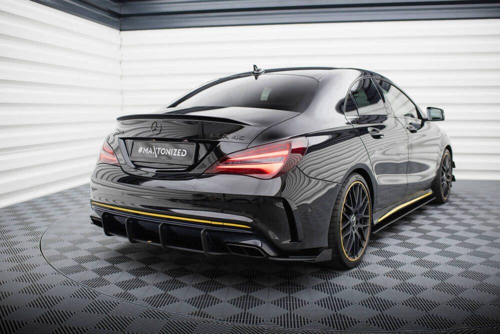 Race Voorlip sideskirt diffuser - AMG CLA 45 C117 17-19, Ophalen of Verzenden