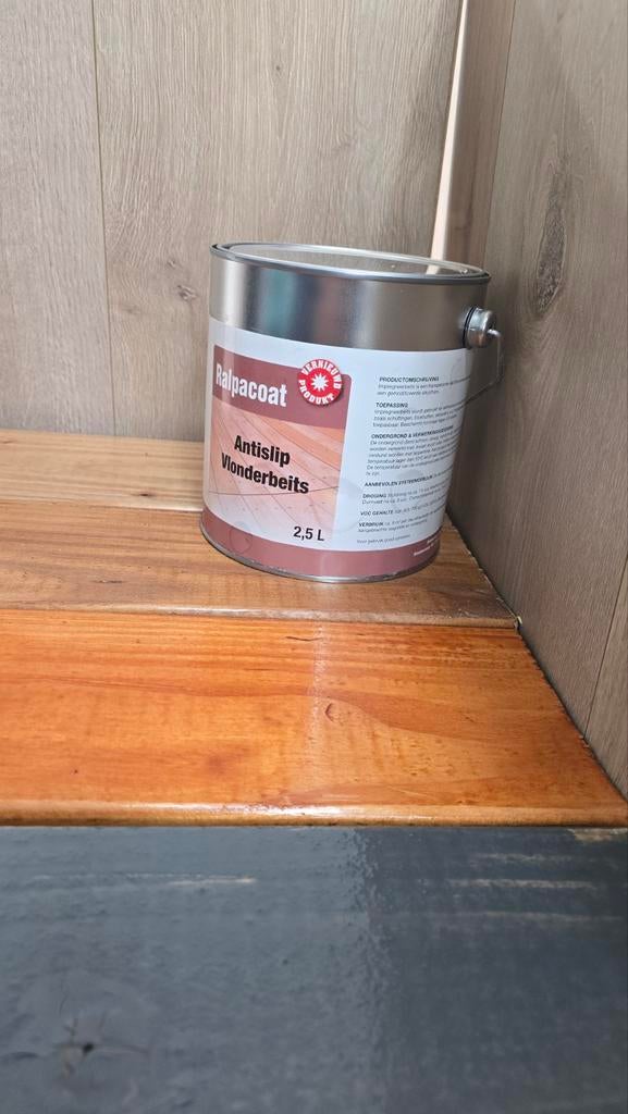 RalpacoatAntislip Vlonderbeits 2,5L, Overige kleuren, Beits, Ophalen of Verzenden, Minder dan 5 liter