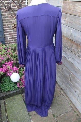 Jurk donkerblauw Silvian heach mt XS Maxi dress Vaste p OPRU, Zo goed als nieuw, Maat 34 (XS) of kleiner, SIlvian Heach, Onder de knie