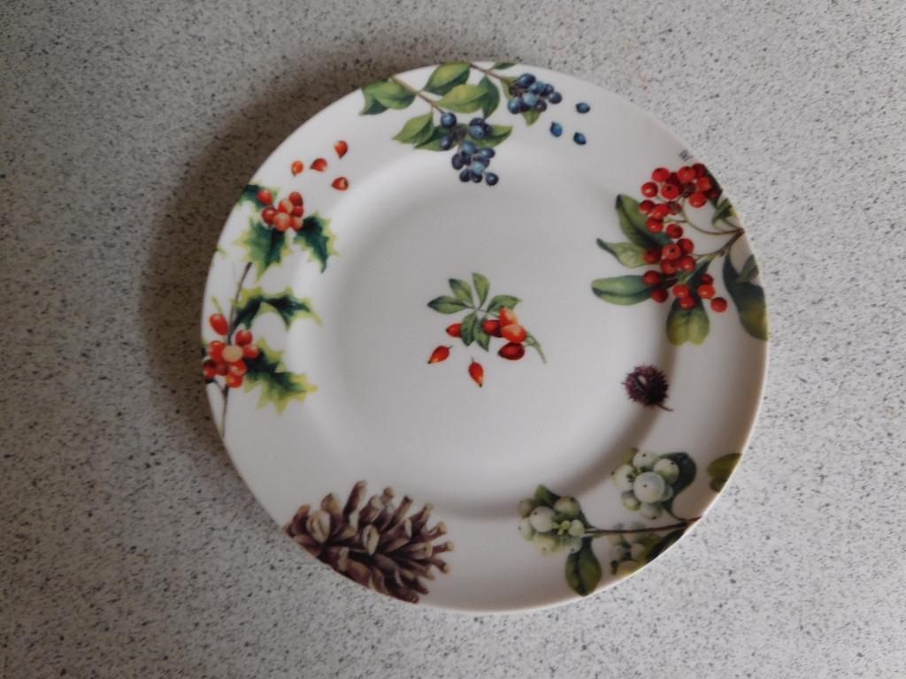 Bord 17 cm. Kerst 2012 JBS Janneke Brinkman JBS, Ophalen of Verzenden, Zo goed als nieuw, Bord(en), Overige stijlen