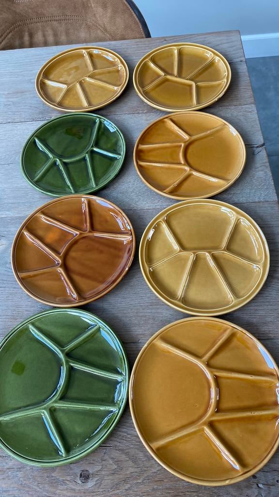 Vintage Gourmet borden, Ophalen of Verzenden, Gebruikt, Bord