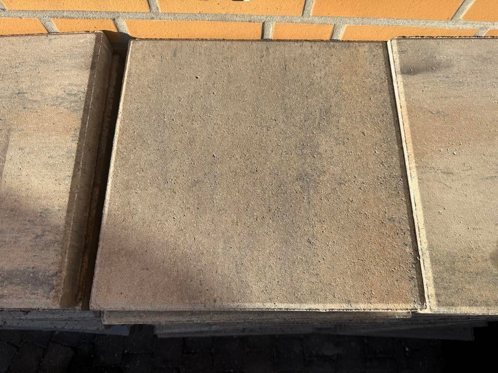 Betontegels 40x40x4 cm, Tuin en Terras, Gebruikt, Ophalen of Verzenden, 10 m² of meer, Beton