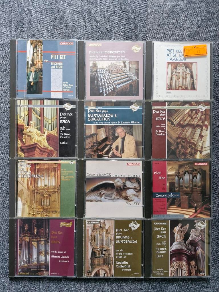 12 Orgel CD's Piet Kee - Klassieke Orgelmuziek Collectie, Cd's en Dvd's, Gebruikt, Boxset, Overige typen, Ophalen of Verzenden