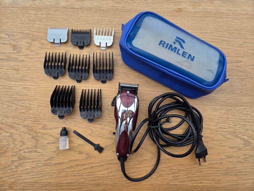 Tondeuse merk Wahl type Magic clip met opzetstukken, Ophalen of Verzenden, Zo goed als nieuw, Tondeuse