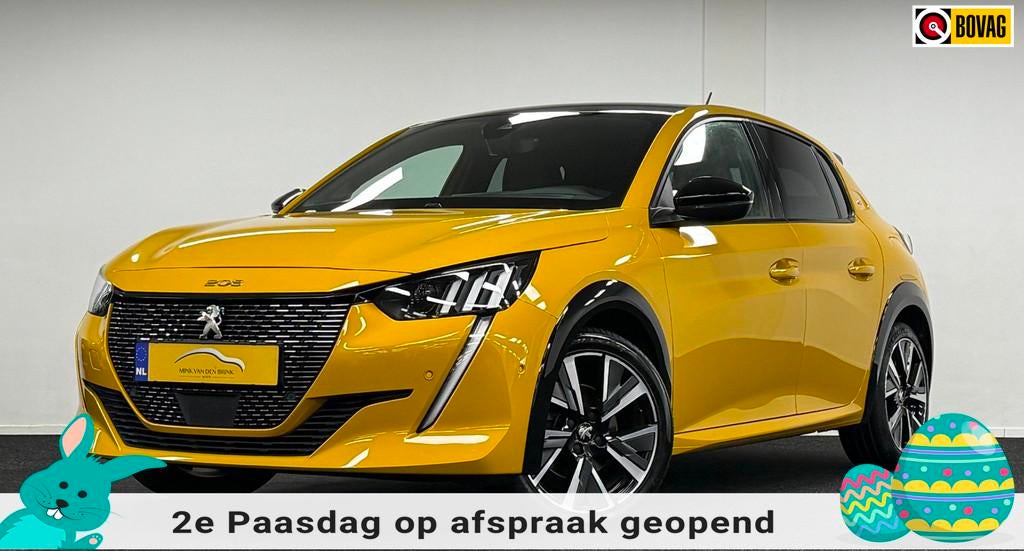 Peugeot 208 1.2 PureTech GT*DealerOh*Automaat*Navi*Camera*Ca, Gebruikt, Zwart, 1133 kg, Leder en Stof