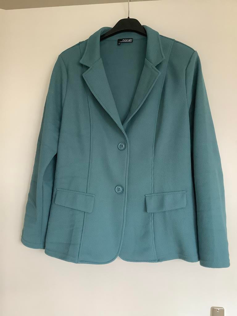 Mooi Norah colbert maat 48, Ophalen of Verzenden, Zo goed als nieuw, Blauw, Jasje of Colbert