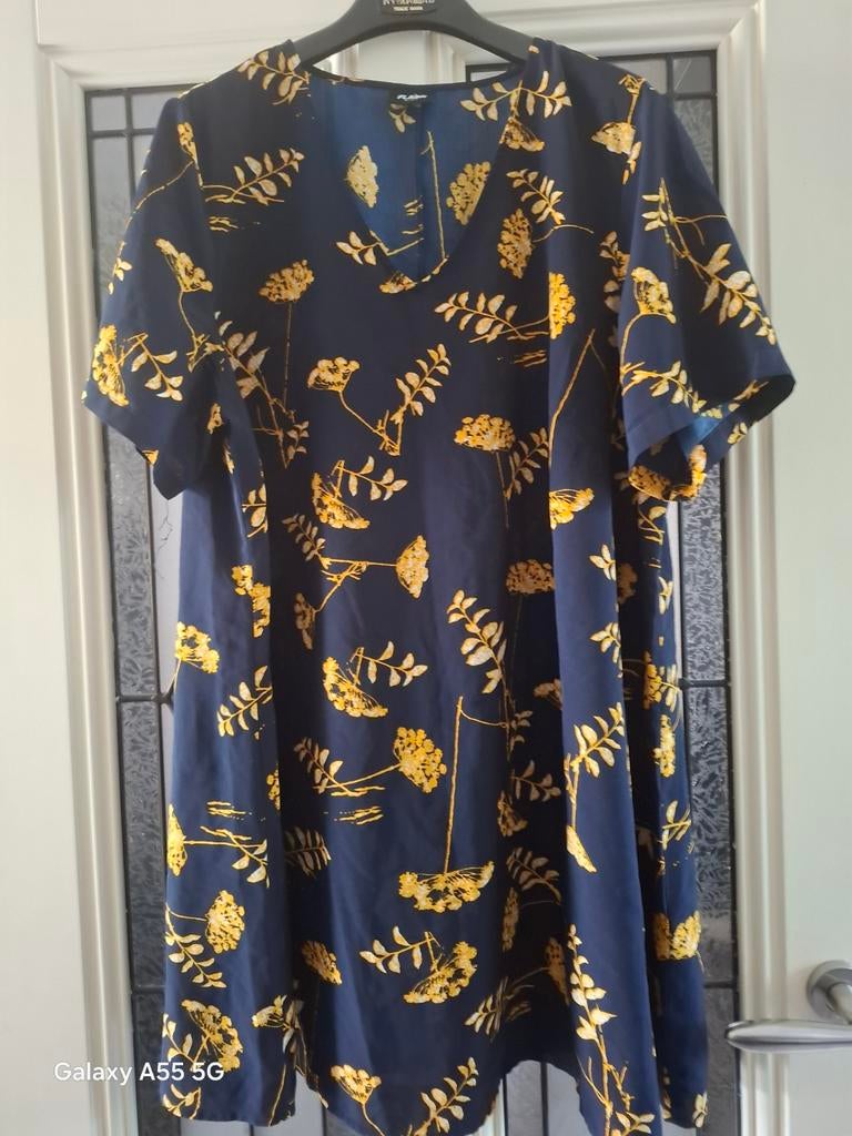 ZIZZI MAAT 48/50 Dunne tuniek, Kleding | Dames, Verzenden, Zo goed als nieuw, Blauw, Blouse of Tuniek