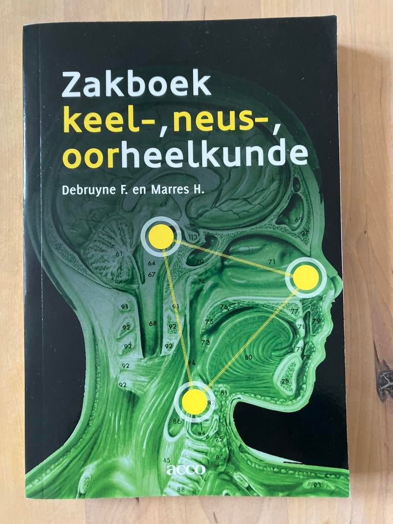Zakboek keel-, neus-, oorheelkunde, Ophalen of Verzenden, Beta, Gelezen, WO