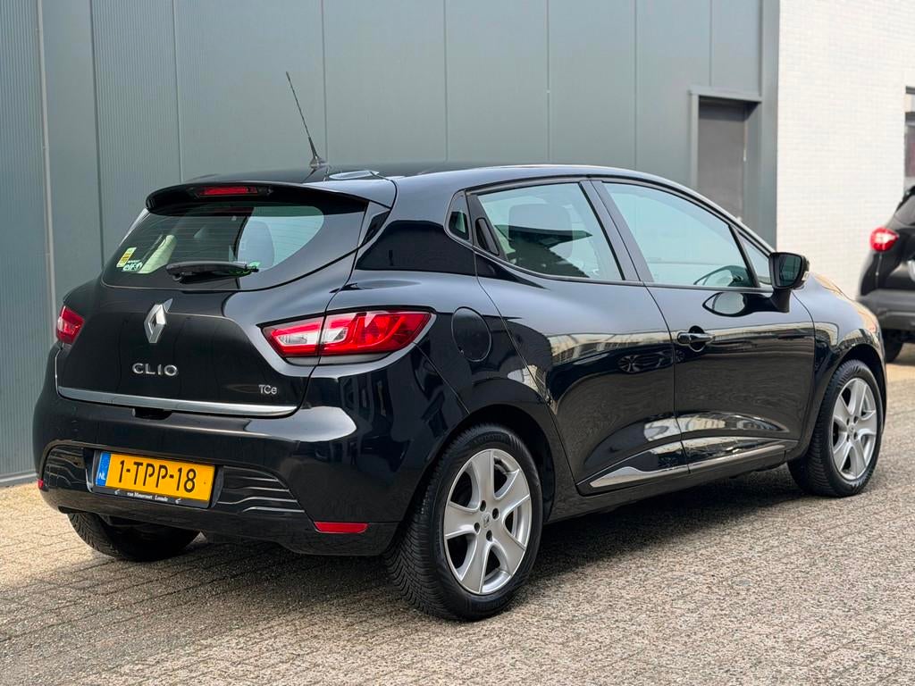 Renault Clio 0.9 TCe Navi|Airco|Cruise|NW Ketting|NAP, Voorwielaandrijving, Start-stop-systeem, 540 kg, Zwart