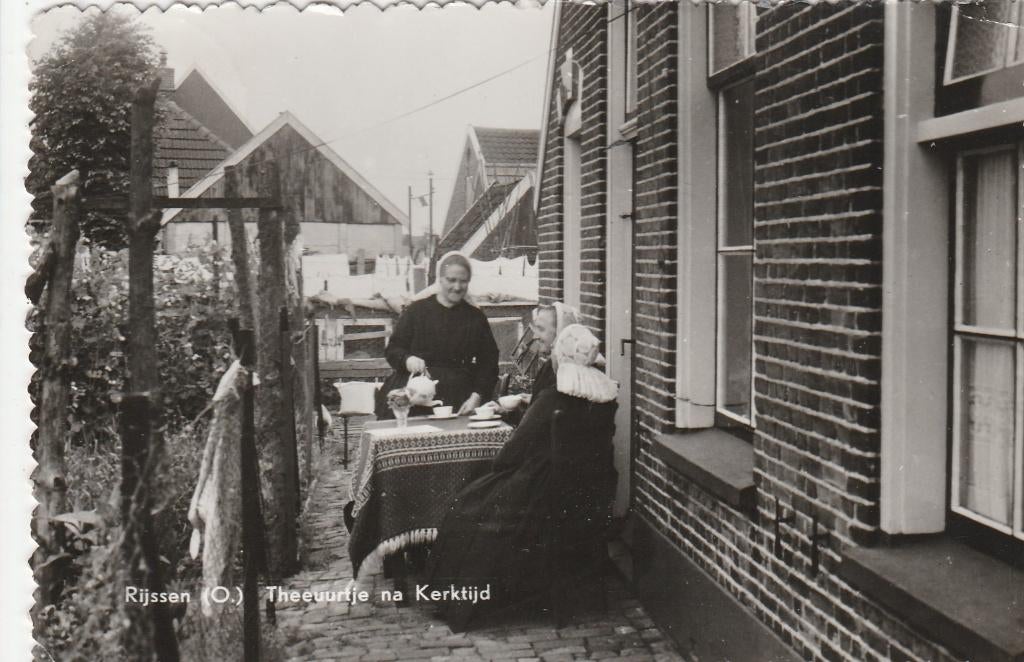 rijssen- thee uurtje, Ophalen of Verzenden, Voor 1920, Waddeneilanden