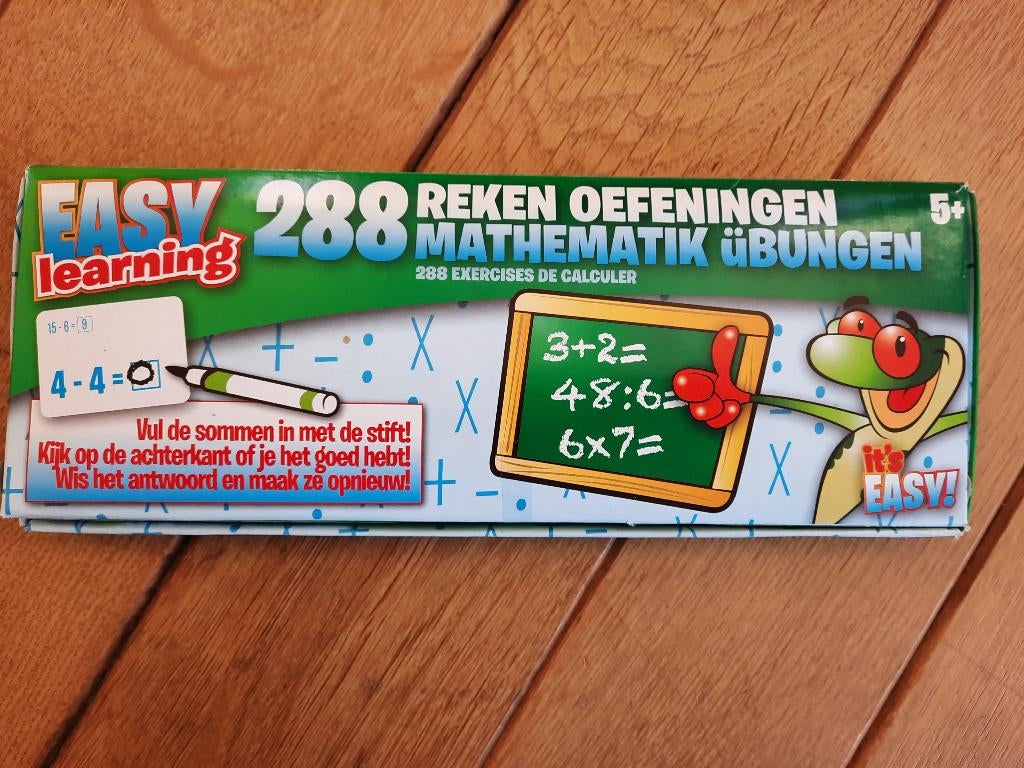 Easy Learing - 288 reken oefeningen, Ophalen of Verzenden